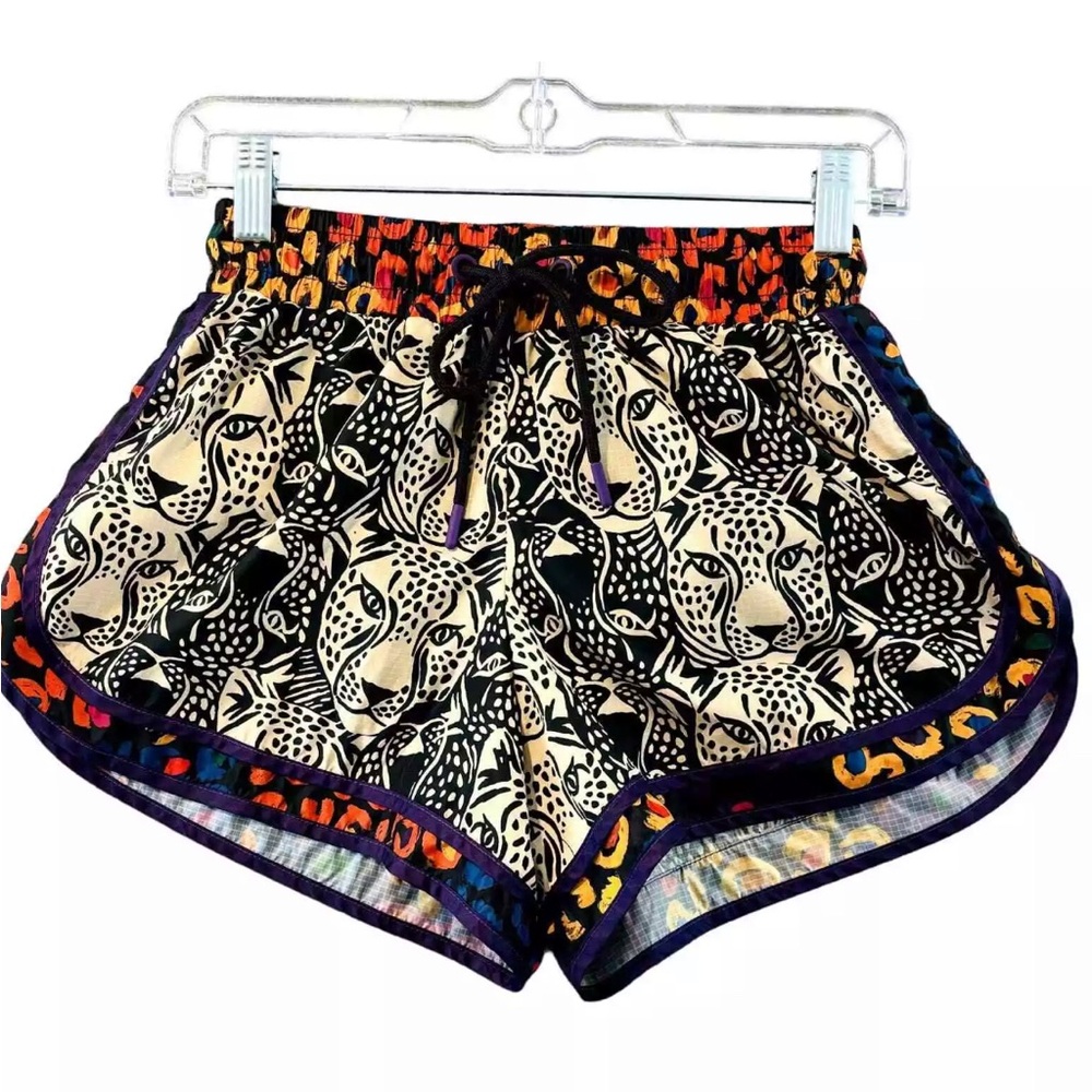 Farm Rio midnight leopards shorts